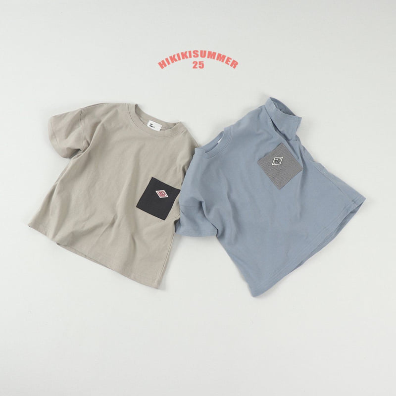 Hikiki - Korean Children Fashion - #kidsshorts - Pocket Tee - 12