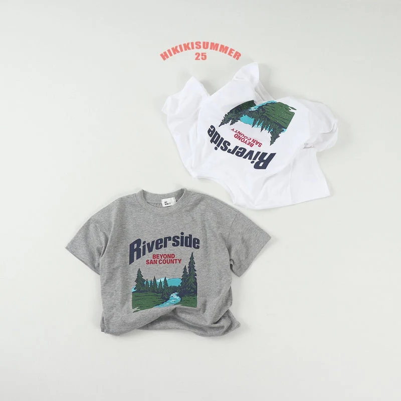 Hikiki - Korean Children Fashion - #kidsshorts - Riverside Tee - 7