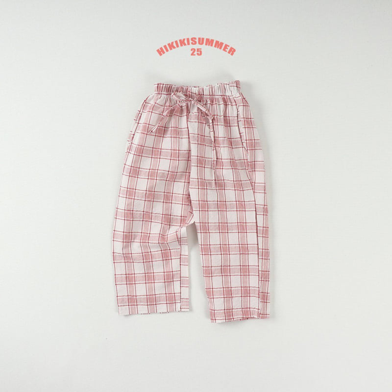 Hikiki - Korean Children Fashion - #kidsstore - Check One-piece Pants - 8