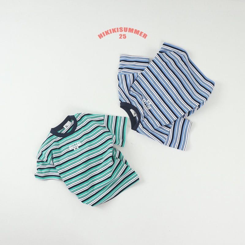 Hikiki - Korean Children Fashion - #kidsstore - Butter Striped Tee - 11