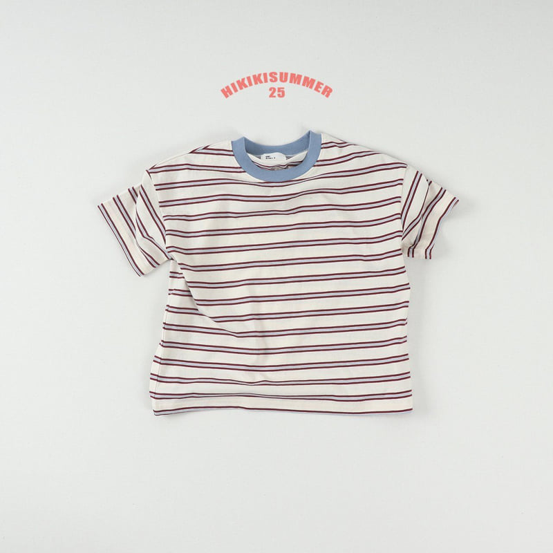 Hikiki - Korean Children Fashion - #kidsstore - Striped Tee - 7