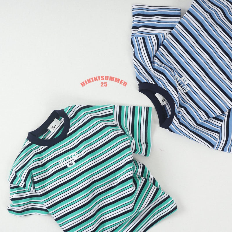 Hikiki - Korean Children Fashion - #kidzfashiontrend - Butter Striped Tee - 12