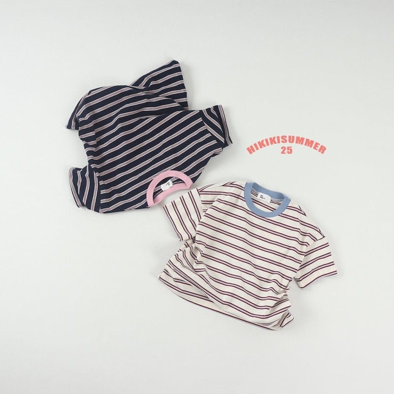 Hikiki - Korean Children Fashion - #littlefashionista - Striped Tee - 10
