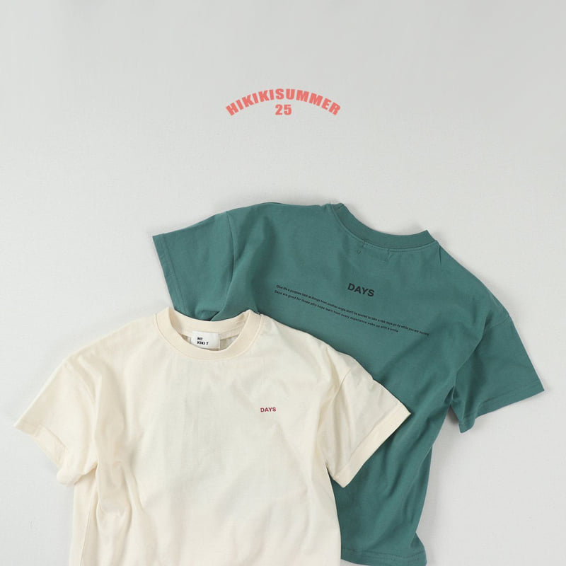 Hikiki - Korean Children Fashion - #magicofchildhood - Days Tee - 9