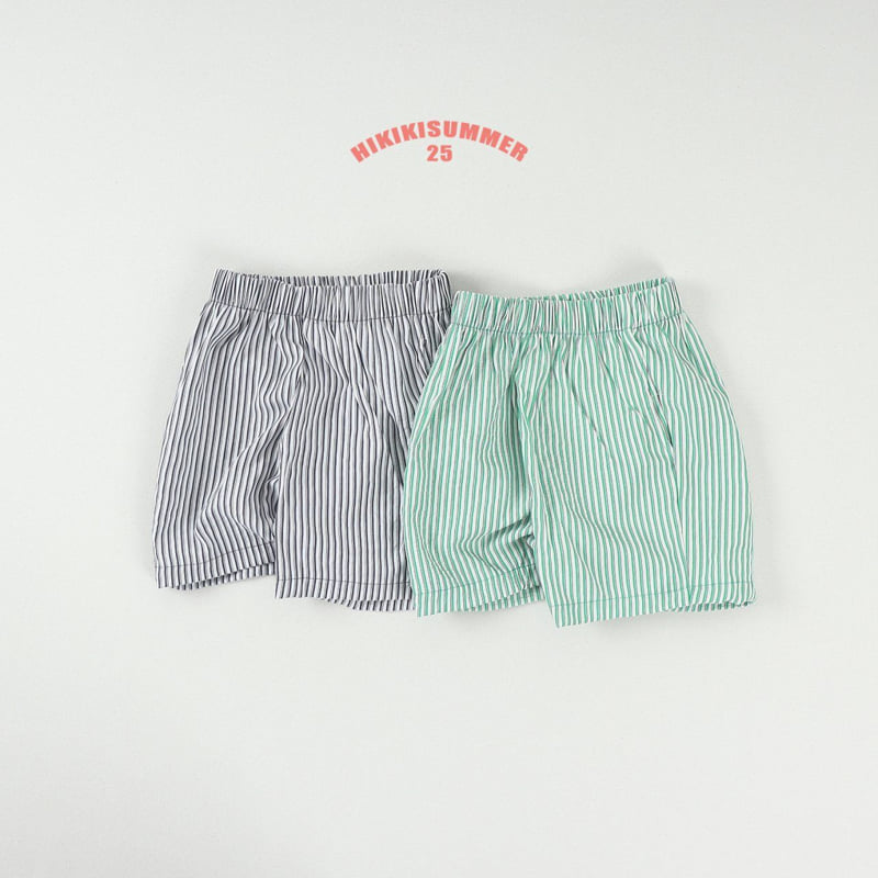 Hikiki - Korean Children Fashion - #minifashionista - Vertical Striped Shorts