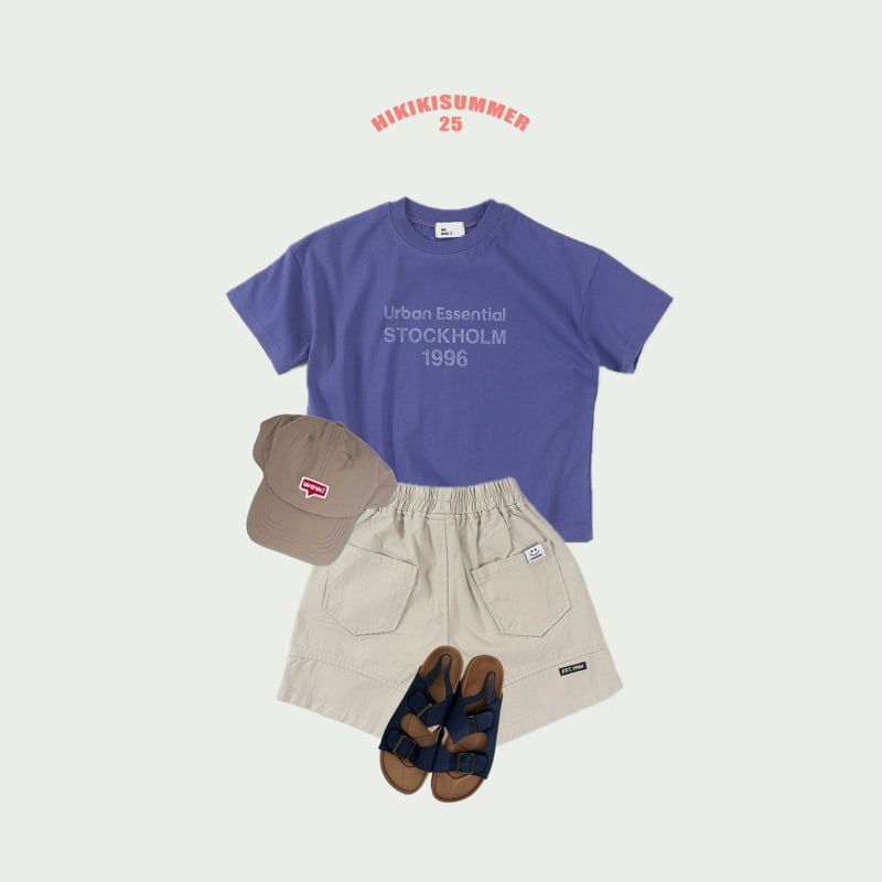 Hikiki - Korean Children Fashion - #minifashionista - Label Shorts Jeans - 7