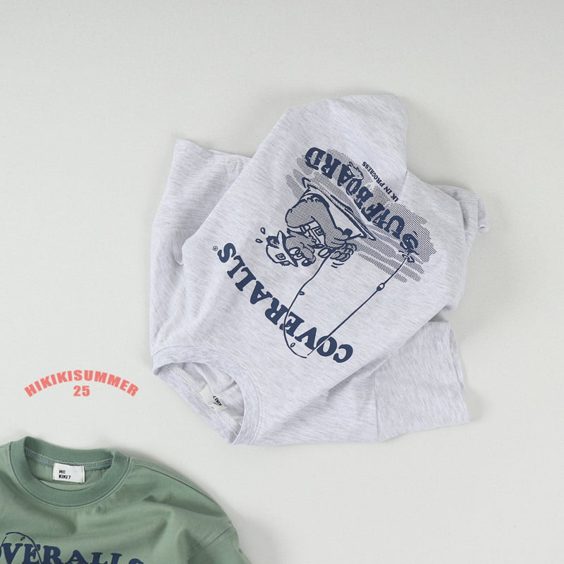 Hikiki - Korean Children Fashion - #prettylittlegirls - Coverall Tee - 12