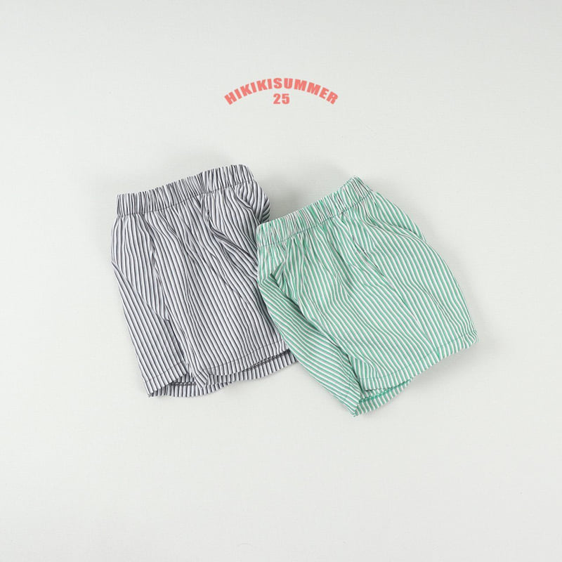 Hikiki - Korean Children Fashion - #prettylittlegirls - Vertical Striped Shorts - 2