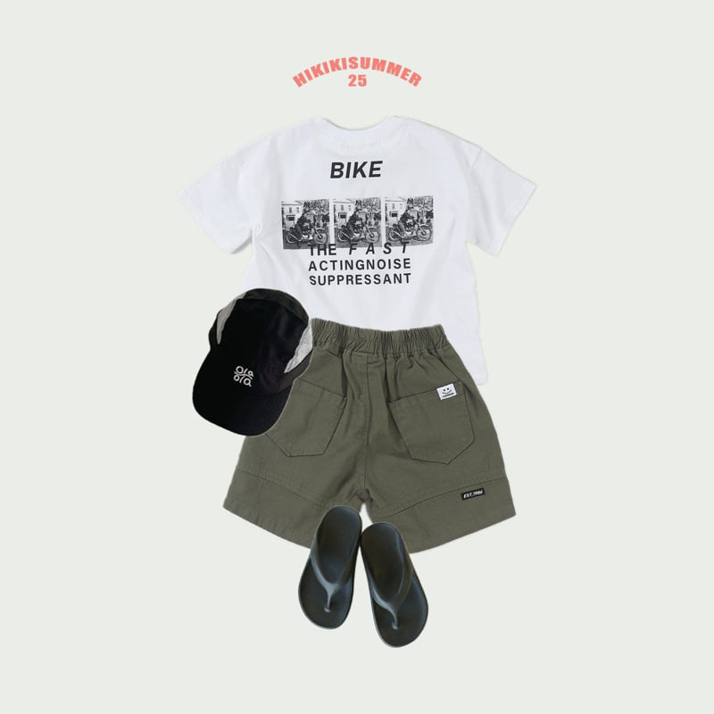 Hikiki - Korean Children Fashion - #prettylittlegirls - Label Shorts Jeans - 8