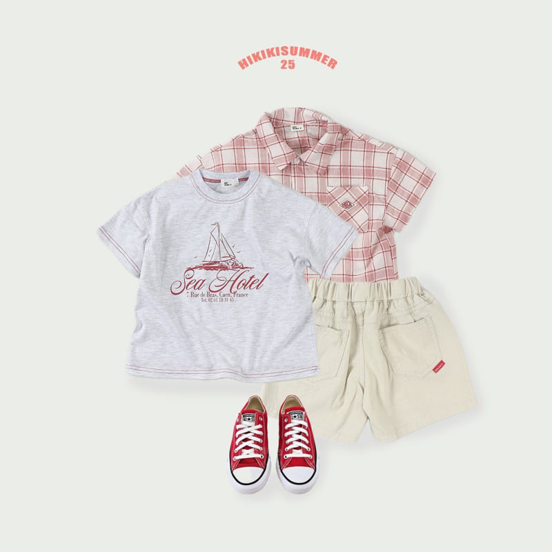 Hikiki - Korean Children Fashion - #todddlerfashion - Checked Shorts - 3
