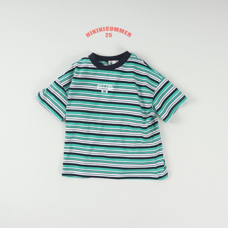 Hikiki - Korean Children Fashion - #toddlerclothing - Butter Striped Tee - 3