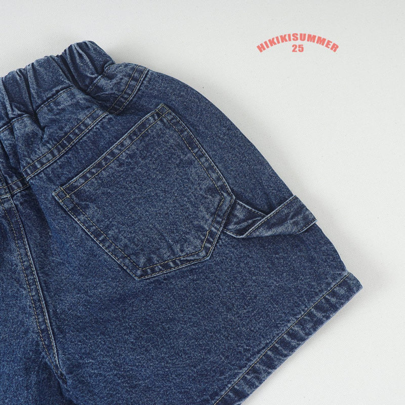 Hikiki - Korean Children Fashion - #toddlerclothing - Washed Jeans Shorts - 12