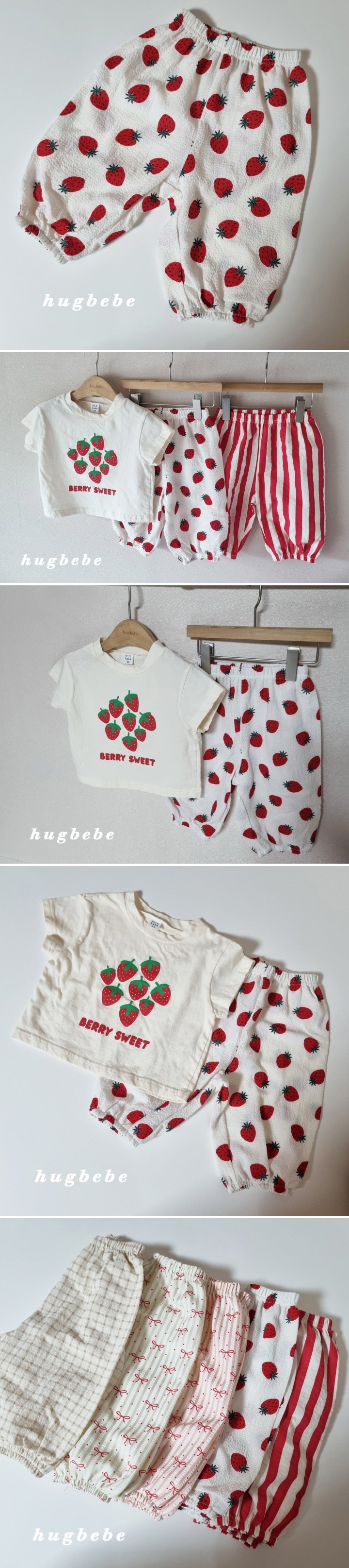 Hug Bebe - Korean Baby Fashion - #babyfever - Strawberry Pants