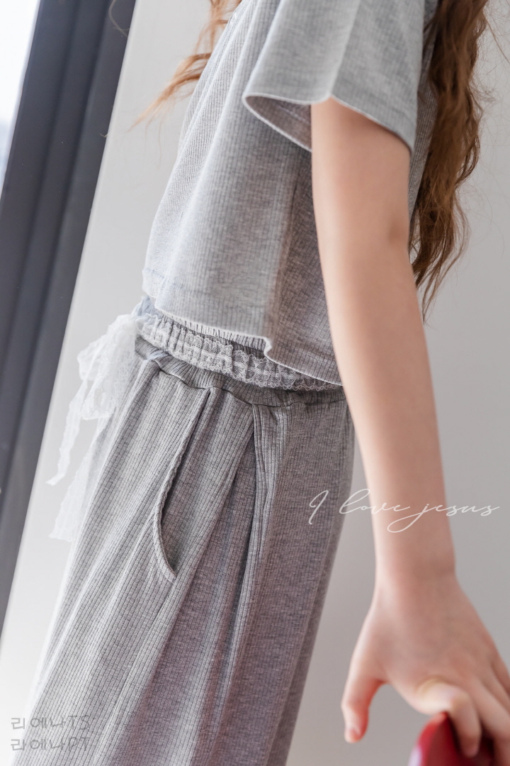 I Love Jesus - Korean Children Fashion - #toddlerclothing - Liena Pants - 9