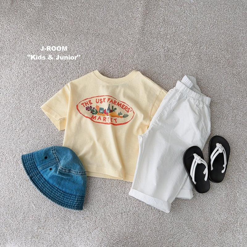 J-Room - Korean Children Fashion - #Kfashion4kids - Market Print Tee - 8