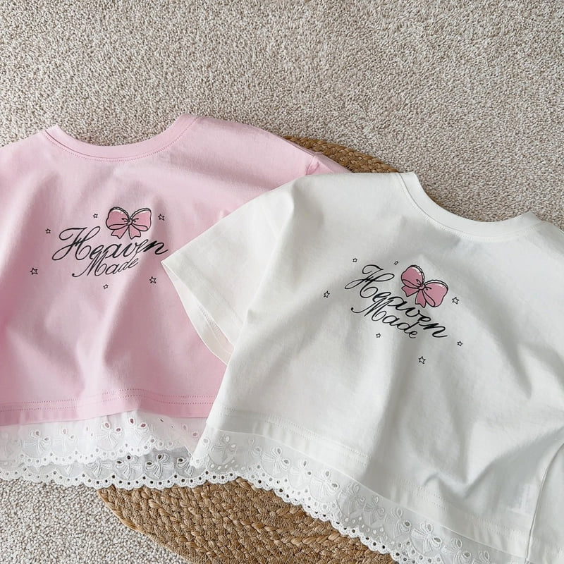 J-Room - Korean Children Fashion - #Kfashion4kids - Heaven Lace Tee - 2