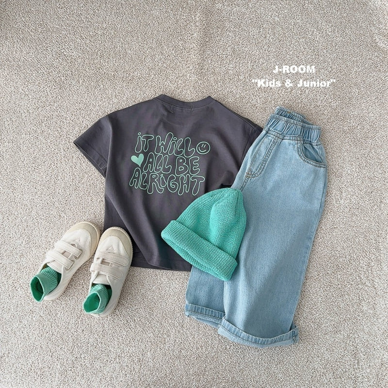 J-Room - Korean Children Fashion - #Kfashion4kids - Summer Label Wide Denim Pants - 11