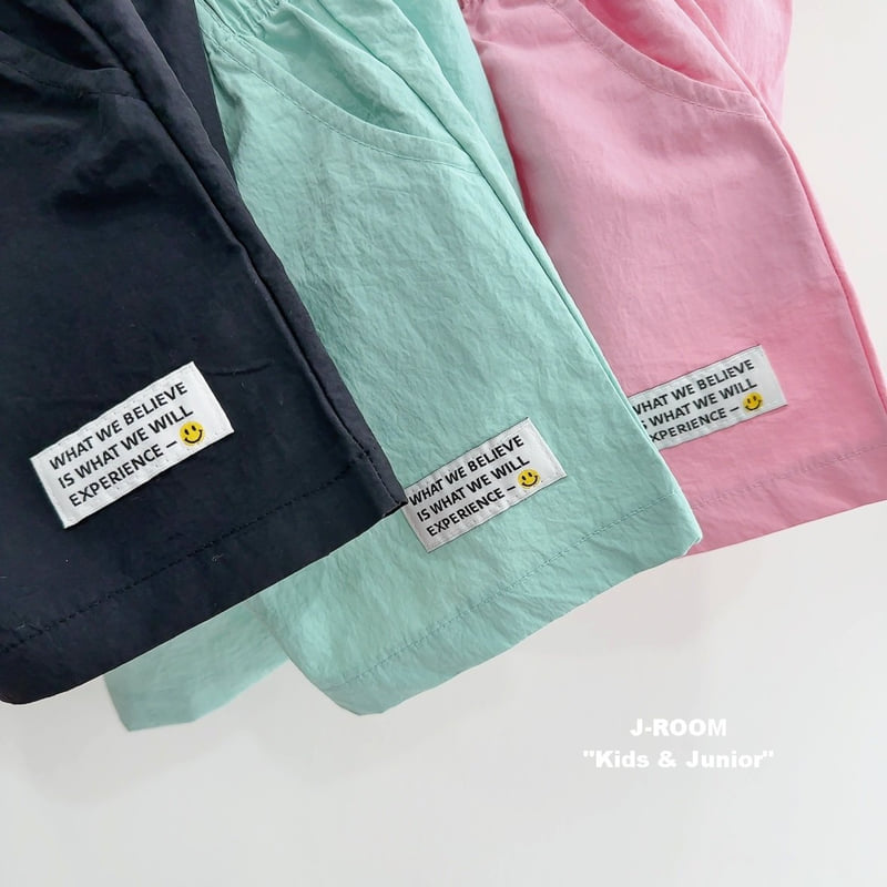 J-Room - Korean Children Fashion - #childofig - Crinkle Label Shorts - 5