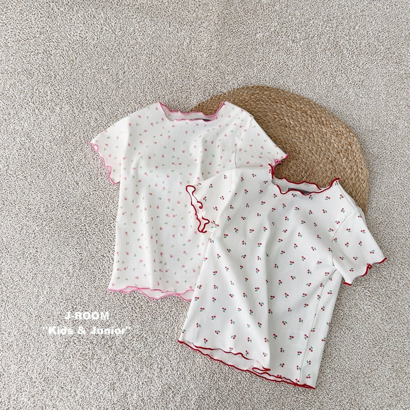 J-Room - Korean Children Fashion - #childofig - Summer Ribbed Wave Tee