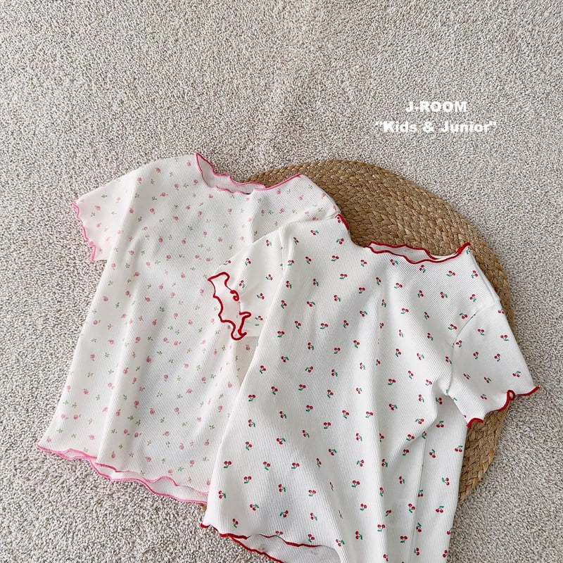 J-Room - Korean Children Fashion - #childofig - Summer Ribbed Wave Tee - 2