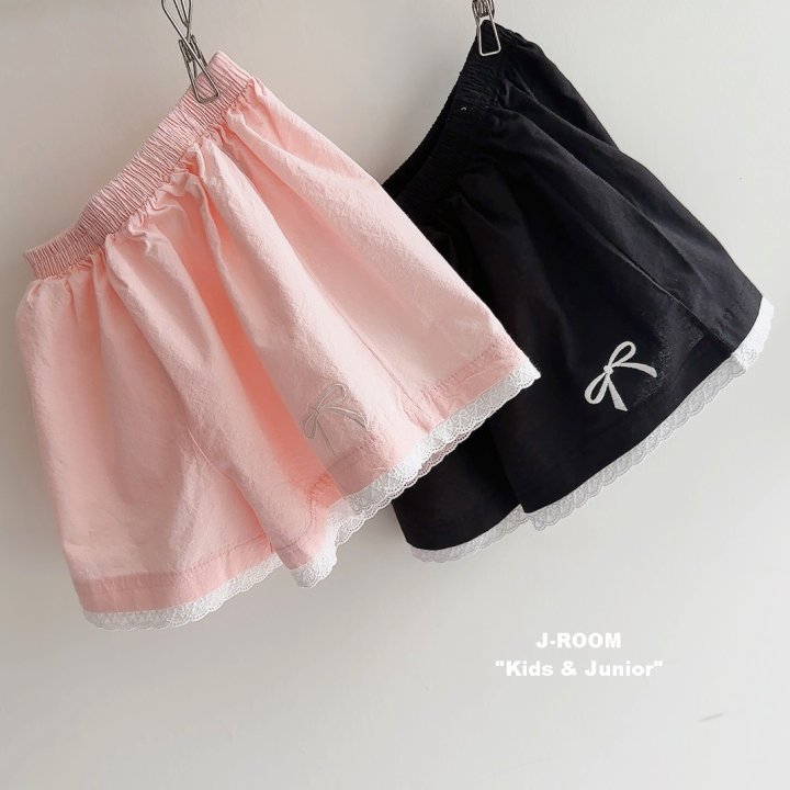 J-Room - Korean Children Fashion - #childofig - Ribbon Lace Pants - 5