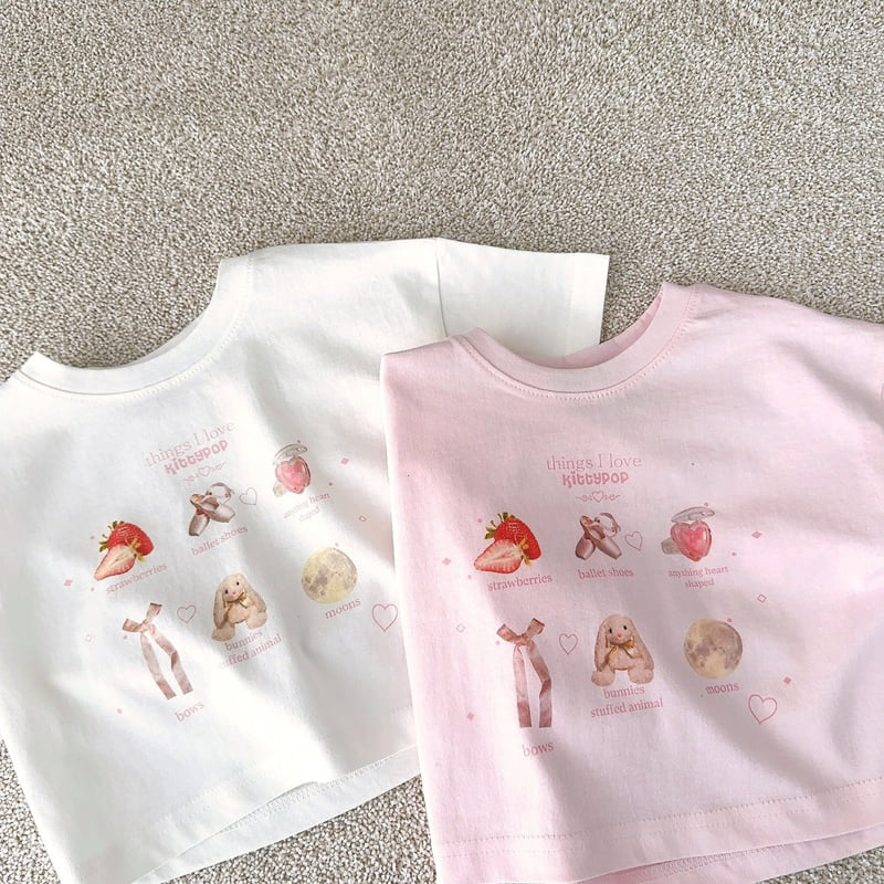J-Room - Korean Children Fashion - #childrensboutique - Strawberry Crop Tee - 2