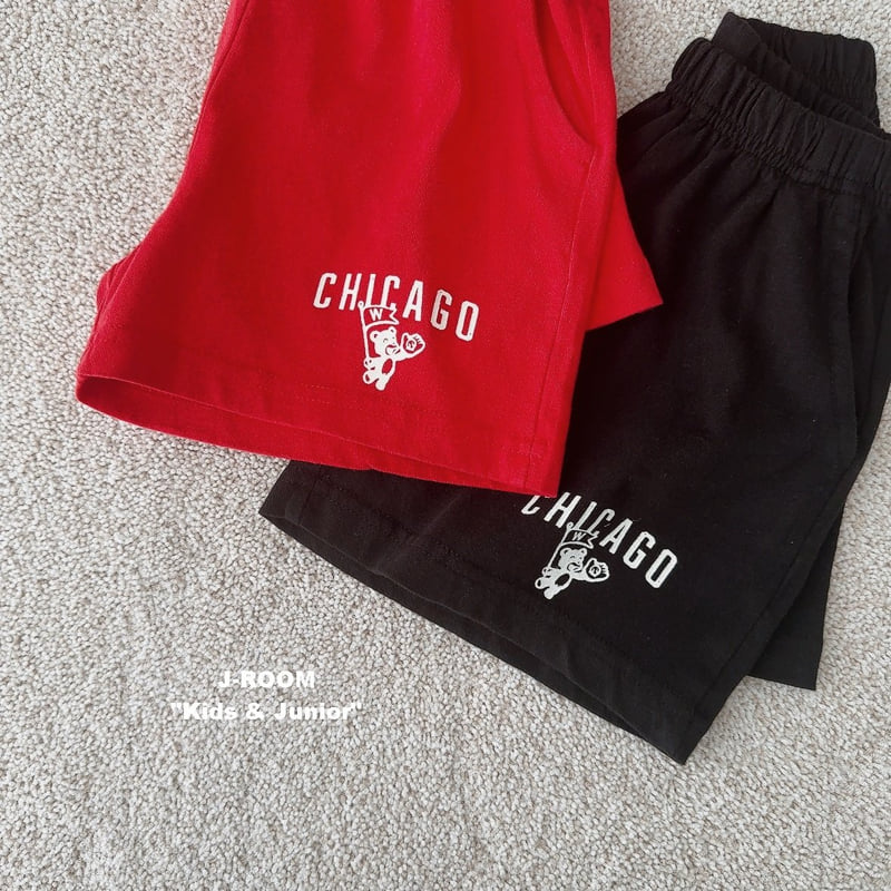 J-Room - Korean Children Fashion - #childrensboutique - Chicago Bear Shorts - 3