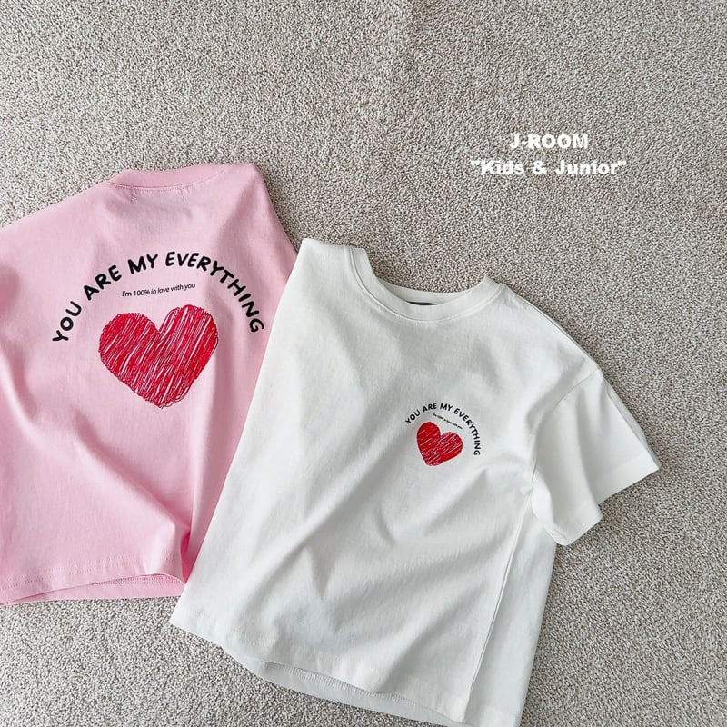 J-Room - Korean Children Fashion - #childrensboutique - Everything Heart Tee - 2