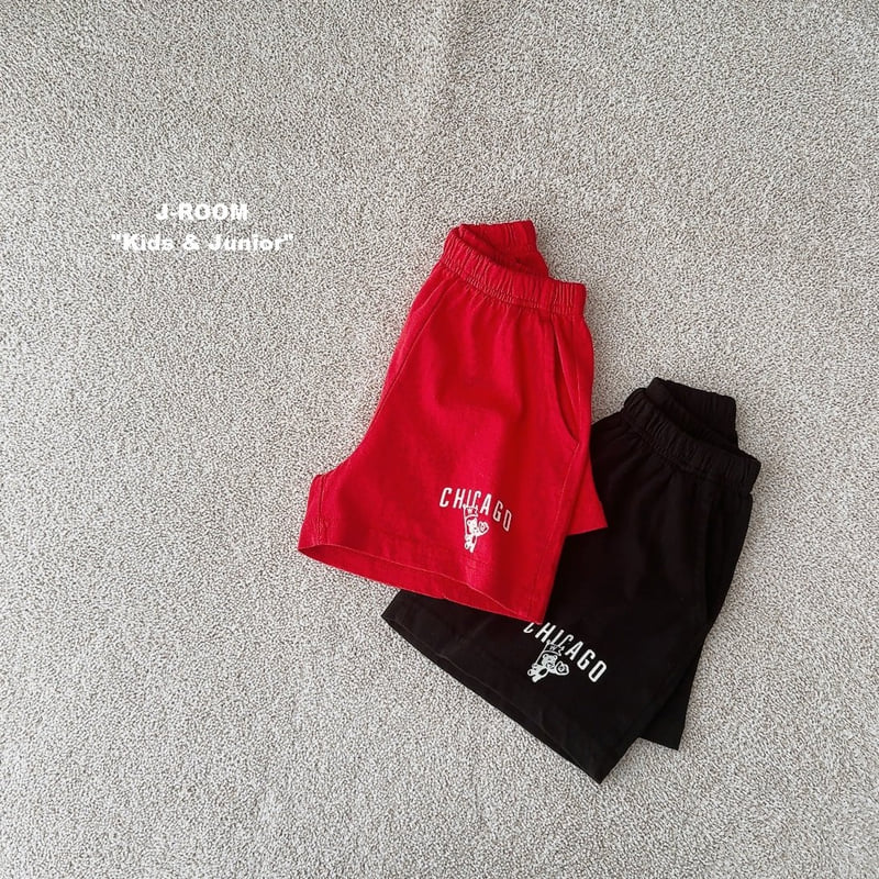 J-Room - Korean Children Fashion - #discoveringself - Chicago Bear Shorts - 5