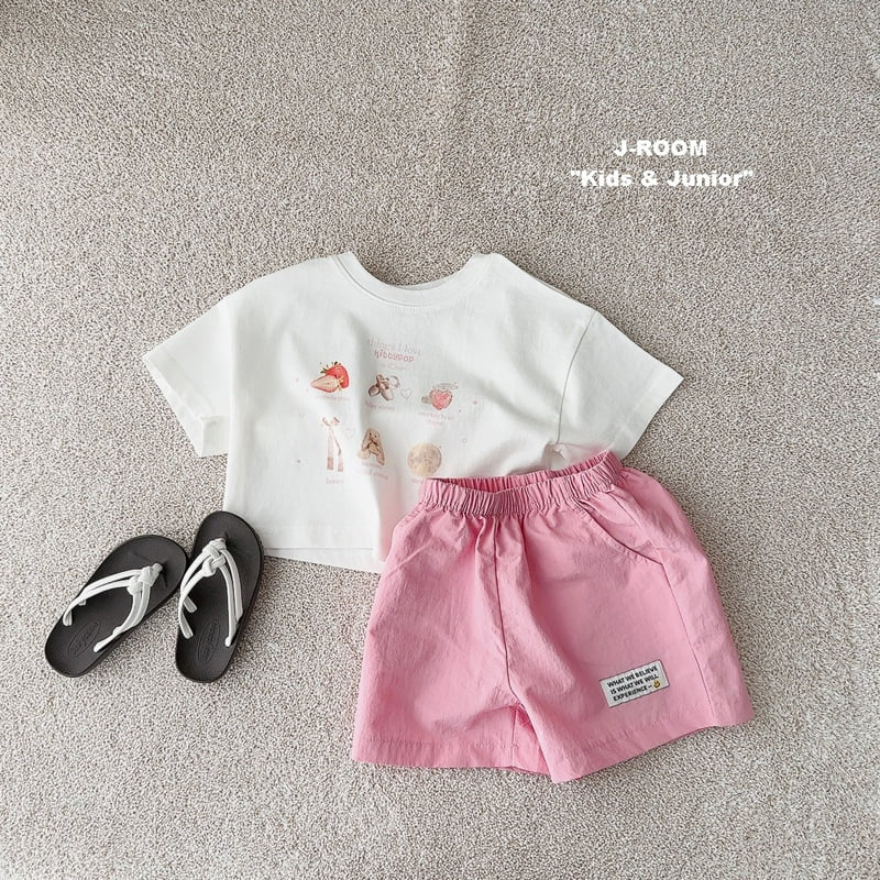 J-Room - Korean Children Fashion - #fashionkids - Crinkle Label Shorts - 9