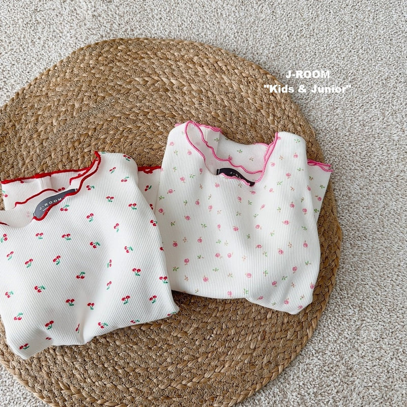 J-Room - Korean Children Fashion - #fashionkids - Summer Ribbed Wave Tee - 6