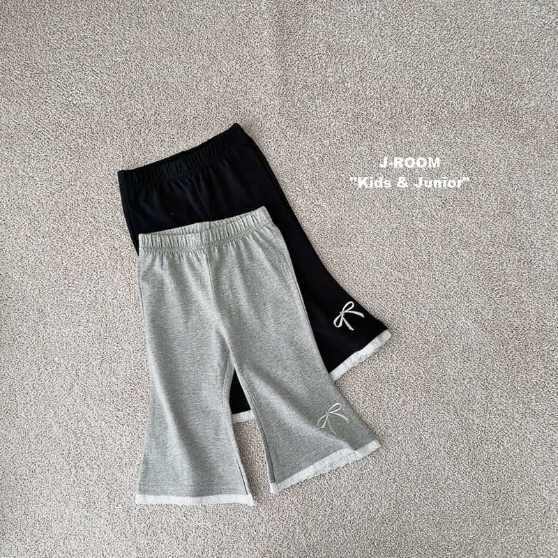 J-Room - Korean Children Fashion - #discoveringself - Lace Bootcut Pants - 4
