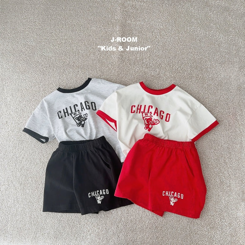 J-Room - Korean Children Fashion - #fashionkids - Chicago Bear Shorts - 6