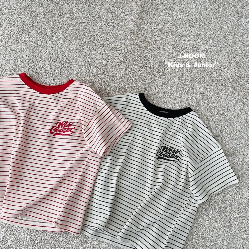 J-Room - Korean Children Fashion - #fashionkids - May Stripe Tee - 2