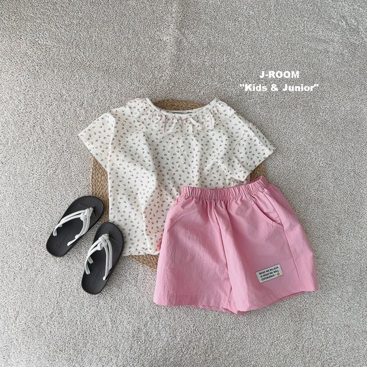 J-Room - Korean Children Fashion - #fashionkids - Strawberry Linen Frill Tee - 9