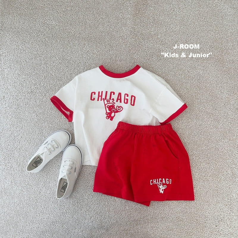 J-Room - Korean Children Fashion - #kidsshorts - Chicago Bear Shorts - 7