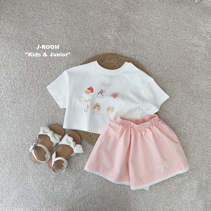 J-Room - Korean Children Fashion - #kidsshorts - Ribbon Lace Pants - 11