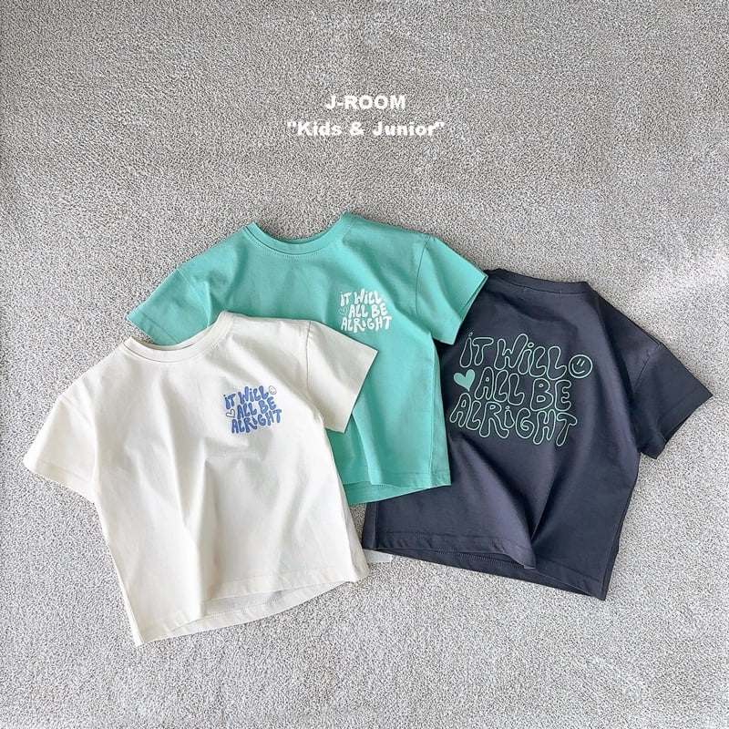 J-Room - Korean Children Fashion - #kidsstore - Lettering Print Tee