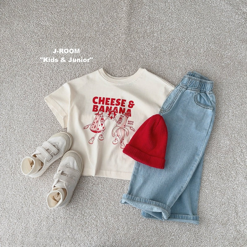 J-Room - Korean Children Fashion - #kidsstore - Cheese Banana Tee - 10