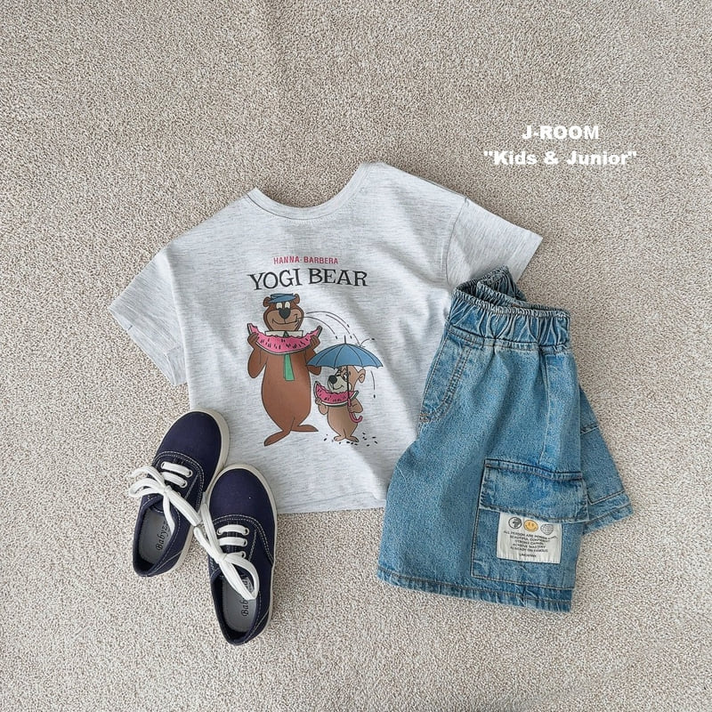 J-Room - Korean Children Fashion - #kidzfashiontrend - Cargo Denim Pants - 6