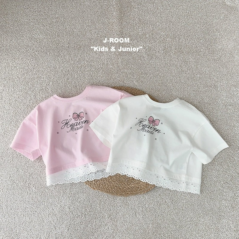 J-Room - Korean Children Fashion - #kidzfashiontrend - Heaven Lace Tee