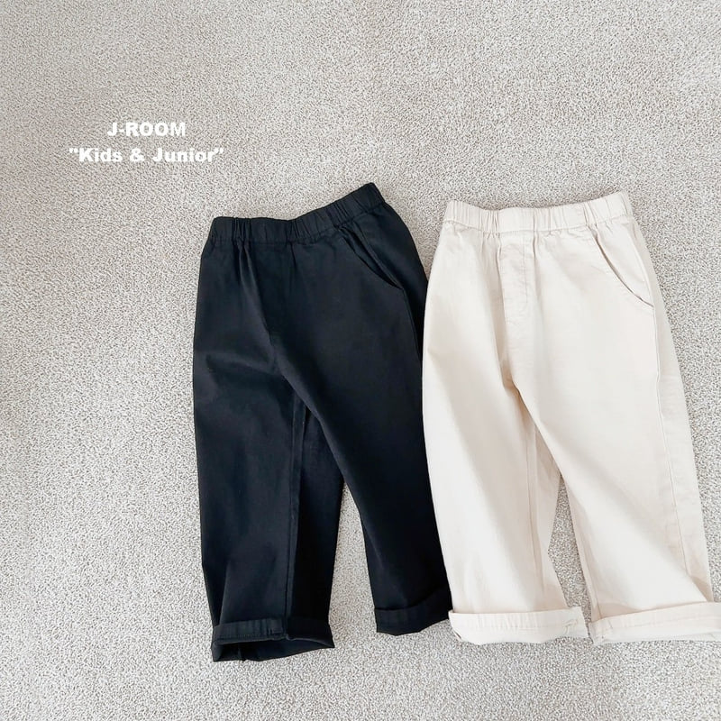 J-Room - Korean Children Fashion - #littlefashionista - Cotton Span Slim Wide Pants - 2