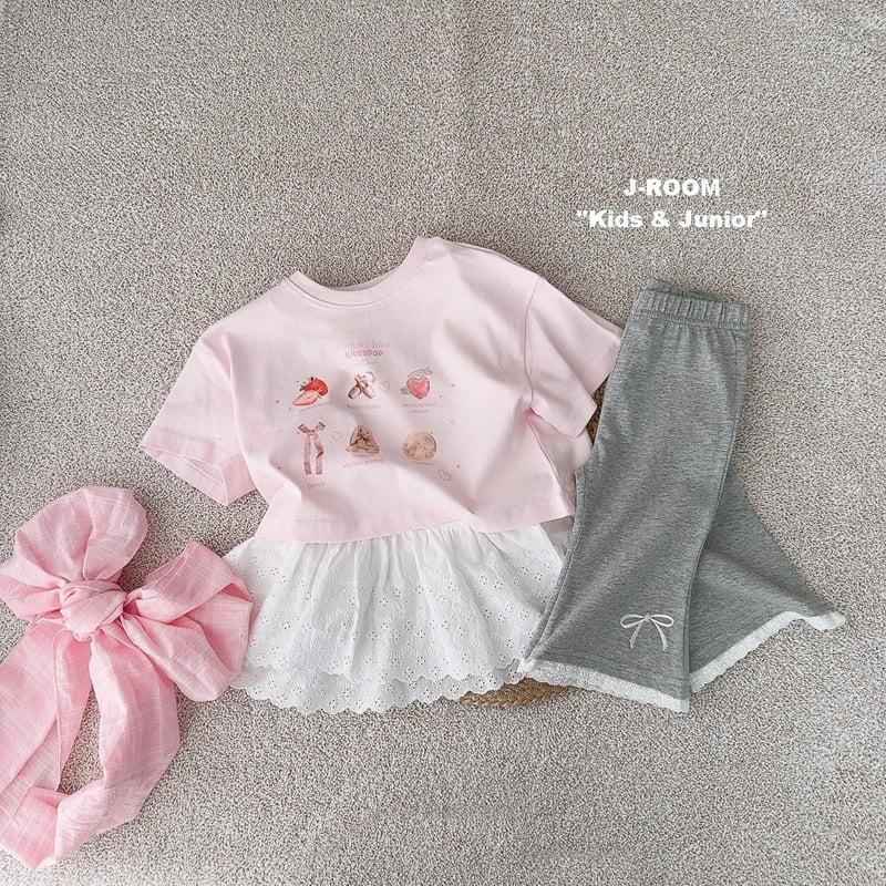 J-Room - Korean Children Fashion - #littlefashionista - Lace Layered Sleeveless - 6