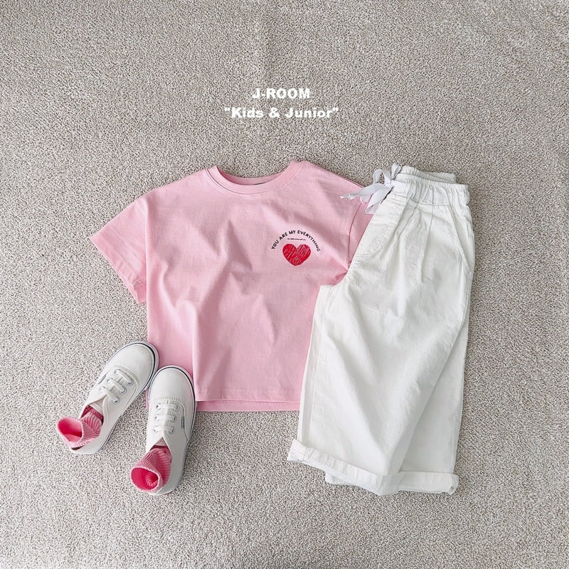 J-Room - Korean Children Fashion - #littlefashionista - Everything Heart Tee - 10