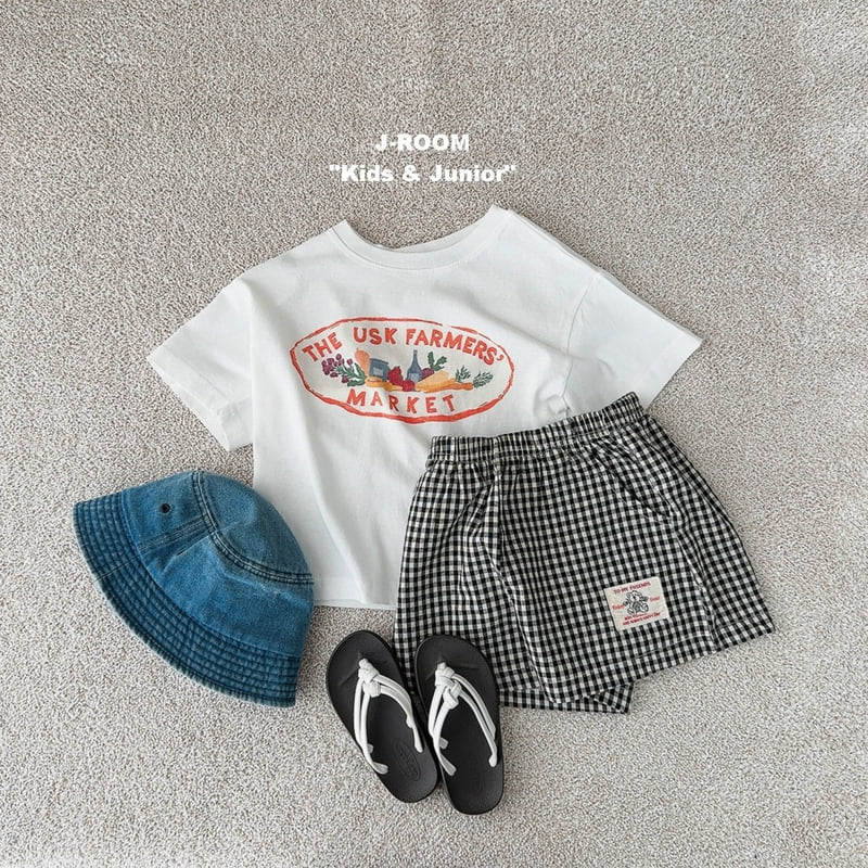 J-Room - Korean Children Fashion - #magicofchildhood - Cotton Check Shorts - 11