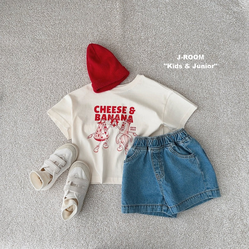 J-Room - Korean Children Fashion - #magicofchildhood - Denim Label Shorts - 6