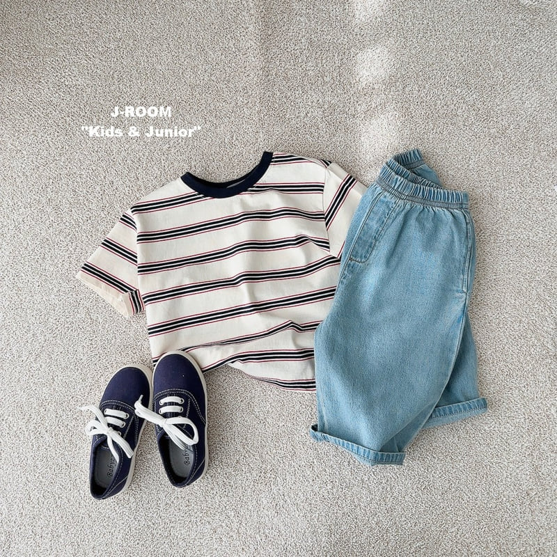 J-Room - Korean Children Fashion - #minifashionista - Cotton Denim Pants - 6