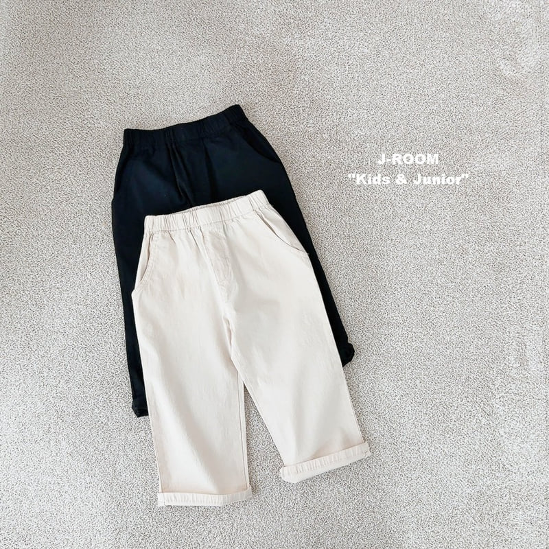 J-Room - Korean Children Fashion - #magicofchildhood - Cotton Span Slim Wide Pants - 4