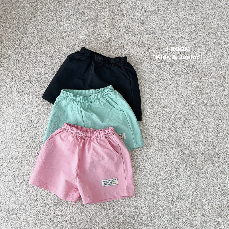 J-Room - Korean Children Fashion - #minifashionista - Crinkle Label Shorts - 2