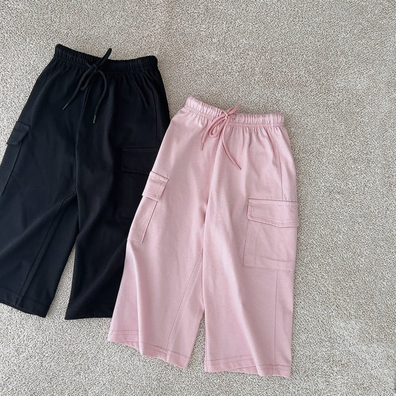 J-Room - Korean Children Fashion - #prettylittlegirls - Summer Cargo Wide Pants - 2